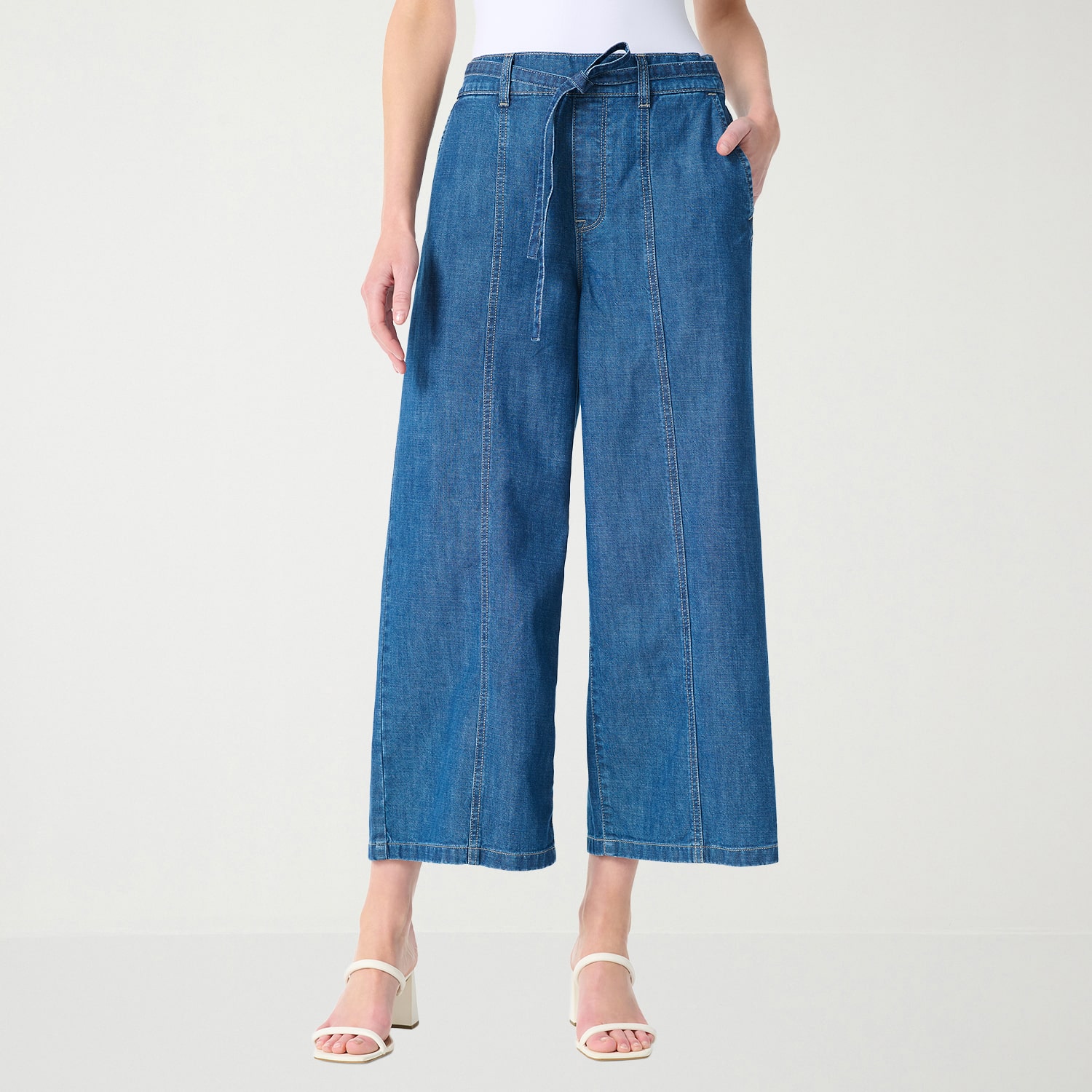 Gloria Vanderbilt Womens High Rise Cropped Jean