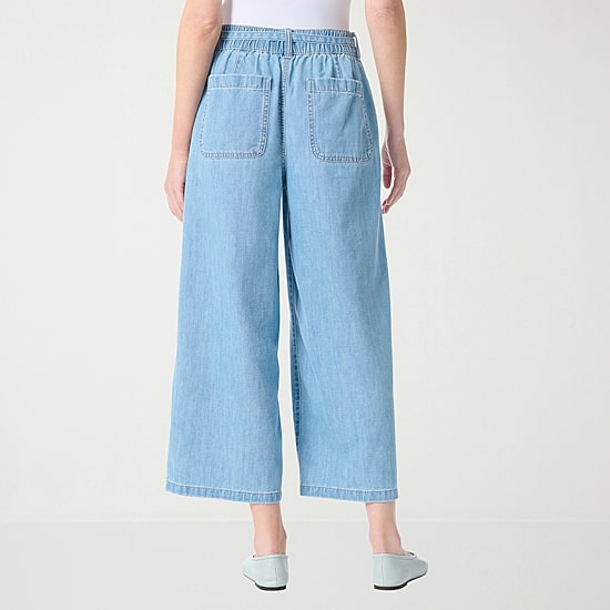 Gloria Vanderbilt Womens High Rise Cropped Jean