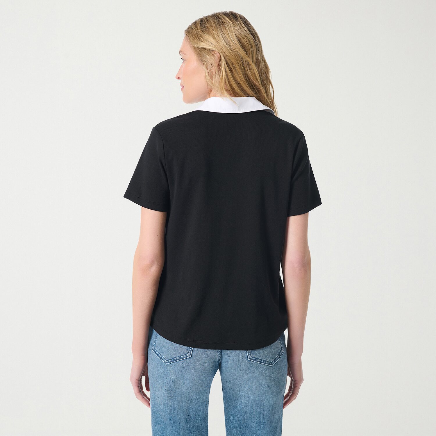 Gloria Vanderbilt Womens Short Sleeve Layered Top