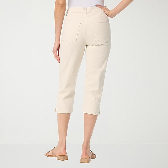 Gloria Vanderbilt Amanda Womens High Rise Capri Jean