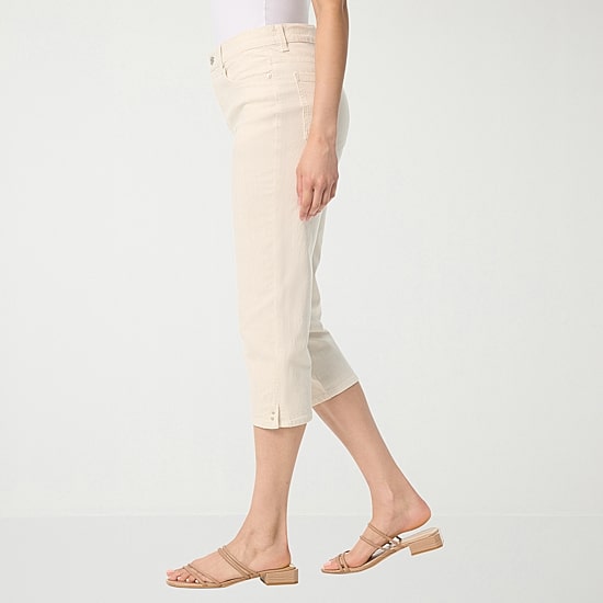 Gloria Vanderbilt Amanda Womens High Rise Capri Jean