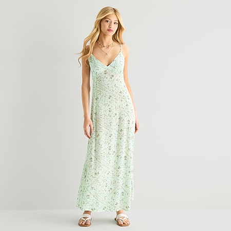 forever 21 maxi dresses Forever 21 Women's Printed Maxi Dress with Ruffles, Sizes Xs-xl, Size: Medium, Yellow