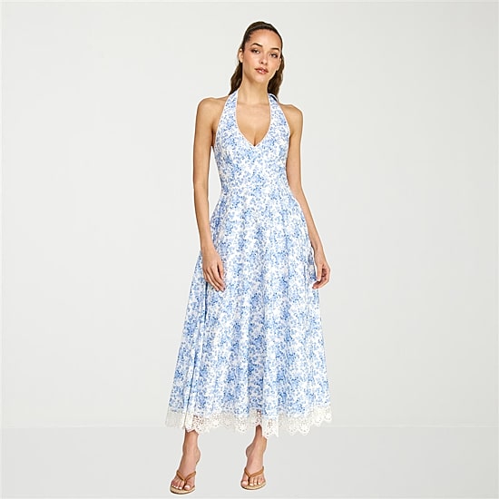 women's fit and flare dress & (White) Timeless little black fit and flare dress with pockets Women's Taylor Tie Detail Ruffle