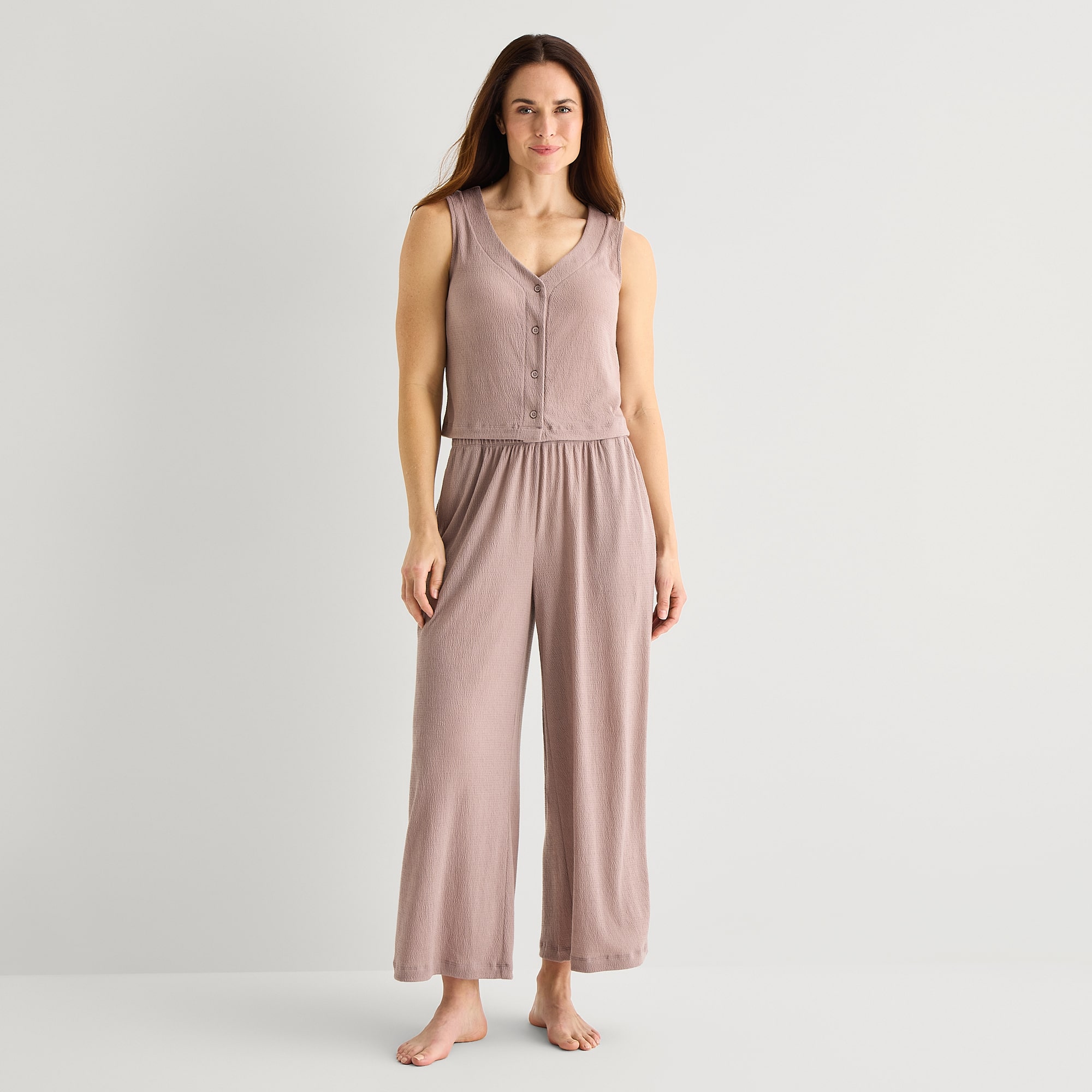 Liz Claiborne Womens Sleeveless 2-pc. Pajama Set