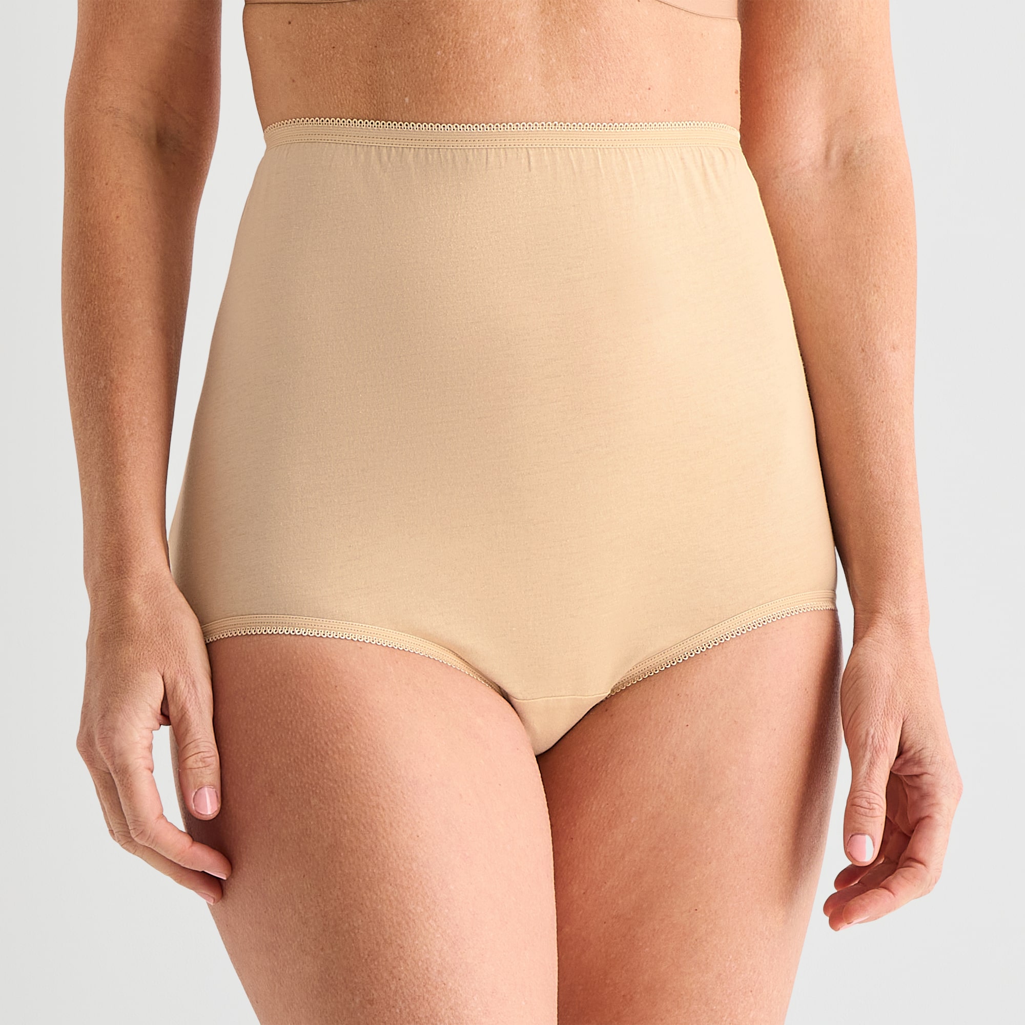 Underscore Cotton Womens 3 Pack Brief Panty