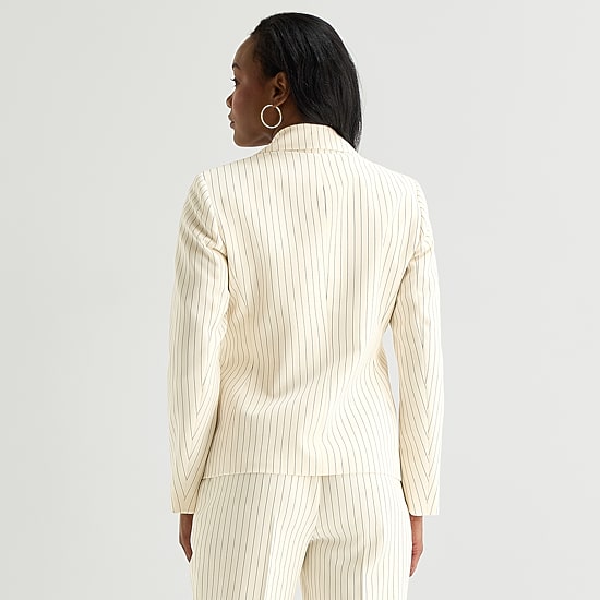 Black Label by Evan-Picone Womens Classic Fit Suit Jacket