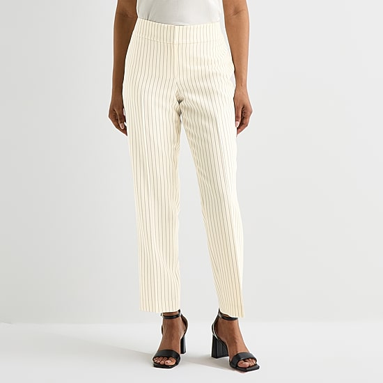 Black Label by Evan-Picone Womens Classic Fit Straight Suit Pant