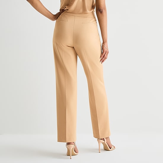 Black Label by Evan-Picone Womens Classic Fit Straight Suit Pant
