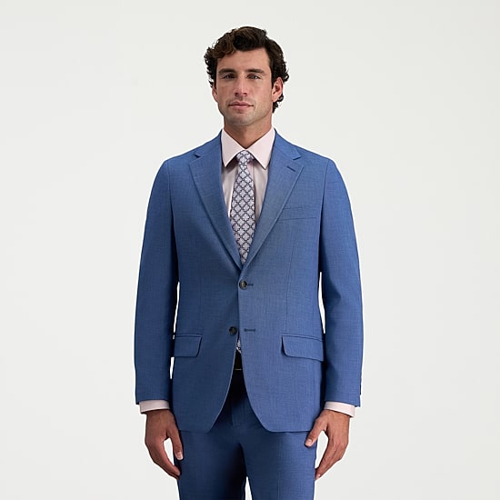 Haggar JMH Tailored Premium Stretch Mens Stretch Fabric Modern Fit Suit Jacket