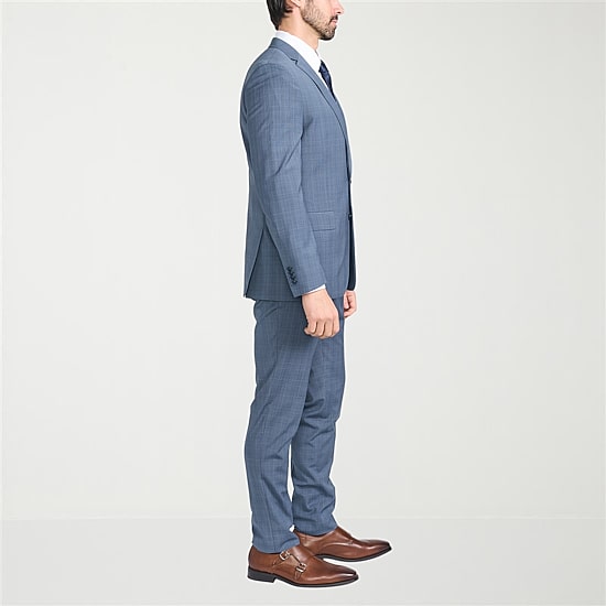 CRICKETEER™ Mens Plaid Stretch Fabric 2-pc. Suit Set