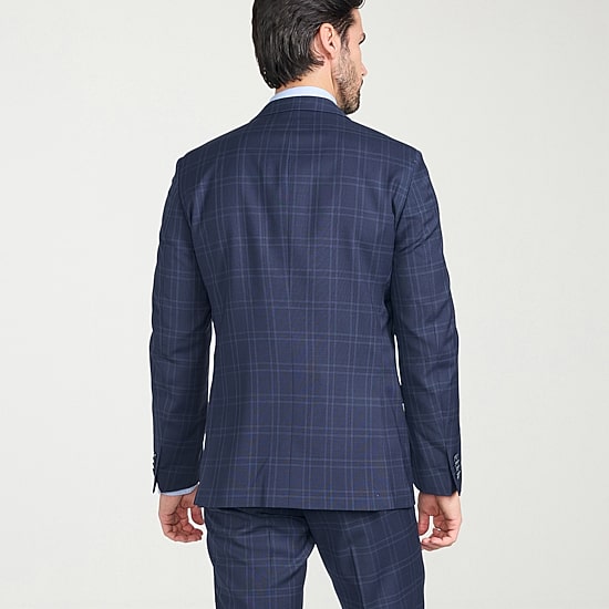 CRICKETEER™ Mens Windowpane Stretch Fabric 2-pc. Suit Set