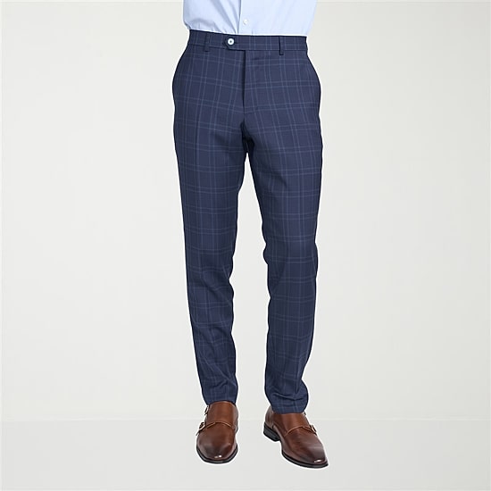 CRICKETEER™ Mens Windowpane Stretch Fabric 2-pc. Suit Set
