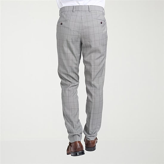 CRICKETEER™ Mens Windowpane Stretch Fabric 2-pc. Suit Set