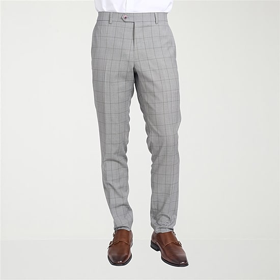 CRICKETEER™ Mens Windowpane Stretch Fabric 2-pc. Suit Set
