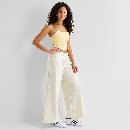 Arizona Womens Juniors Straight Sweatpant
