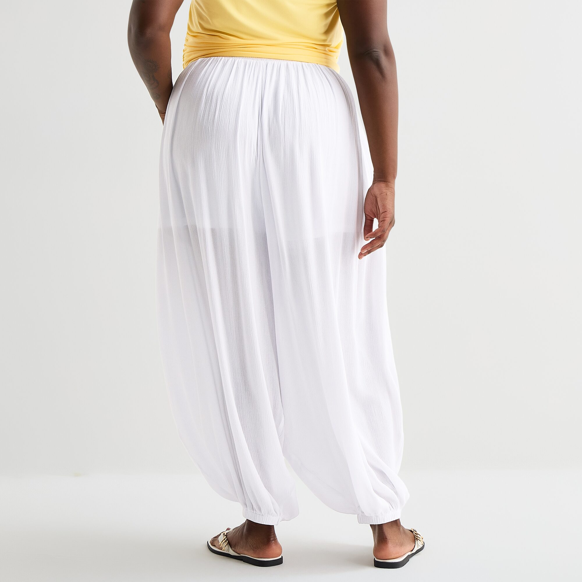 Forever 21 Womens Juniors Plus Cuffed Pull-On Pant