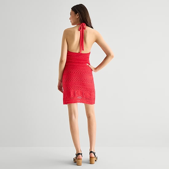Arizona Womens Juniors Sleeveless Casual Bodycon Dress
