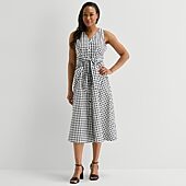 liz claiborne sleeveless a-line dress Women Department: Claiborne, Dresses Made from 100% cotton