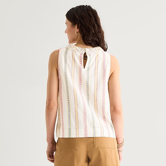 St. John's Bay Womens Sleeveless Blouse