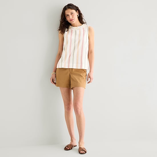 St. John's Bay Womens Sleeveless Blouse