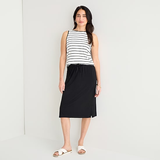 St. John's Bay Womens Crew Neck Sleeveless Tank Top