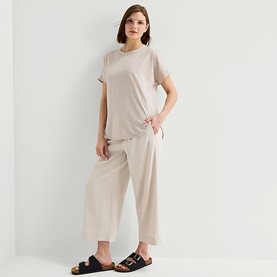 Stylus Woven Dolman Sleeve T-Shirt