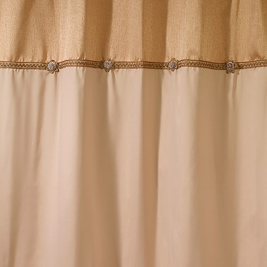 Avanti® Braided Medallion Shower Curtain