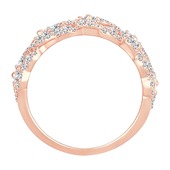 Womens 1 3/4 CT. T.W. Natural White Diamond 10K Gold Anniversary Band