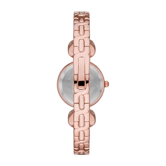 Geneva Womens Crystal Accent Rose Goldtone 2-pc. Watch Boxed Set Fmdjset059