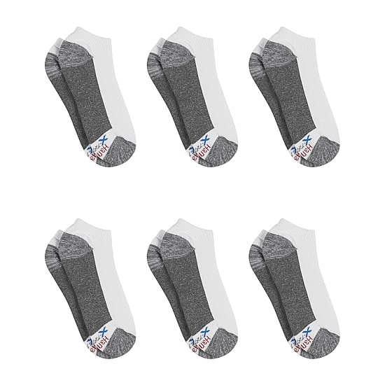 Hanes Ultimate Mens Multi-Pack 6 Pair Low Cut Socks