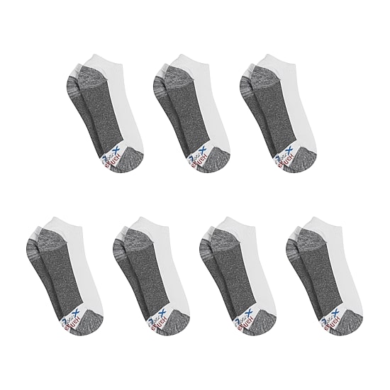 Hanes Ultimate Bonus Pack Mens Multi-Pack 7 Pair Low Cut Socks