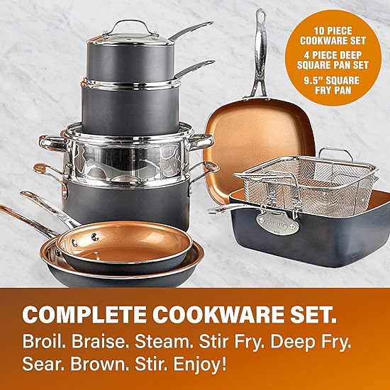 Gotham Steel 20-pc. Cookware Set