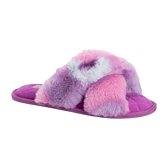 Muk Luks Womens Memory Foam Slip-On Slippers