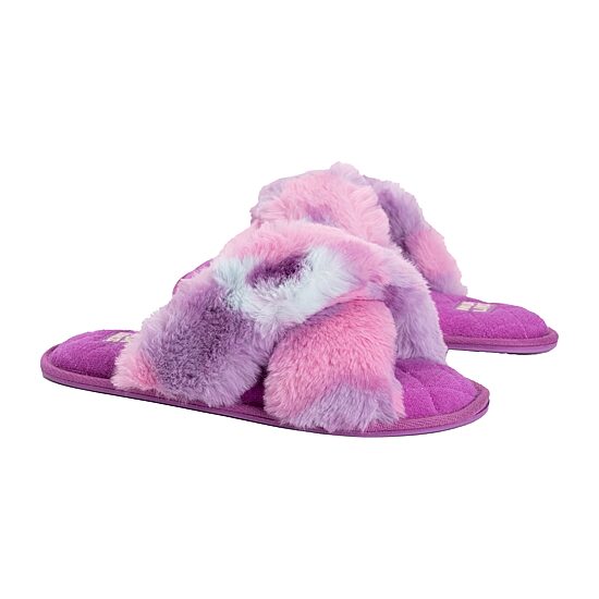 Muk Luks Womens Memory Foam Slip-On Slippers