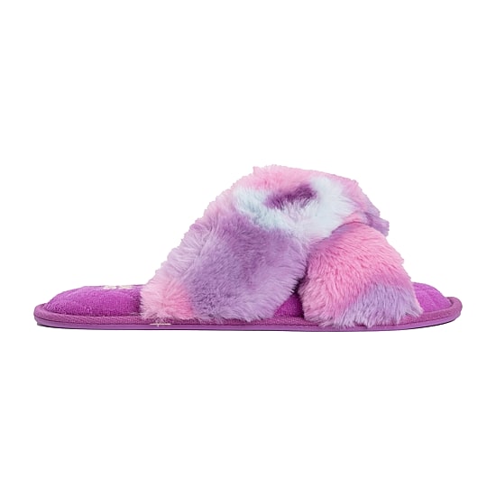Muk Luks Womens Memory Foam Slip-On Slippers