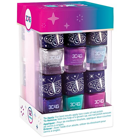 Three Cheers For Girls Celestial Nail Polish Tower 12 Bottle Set