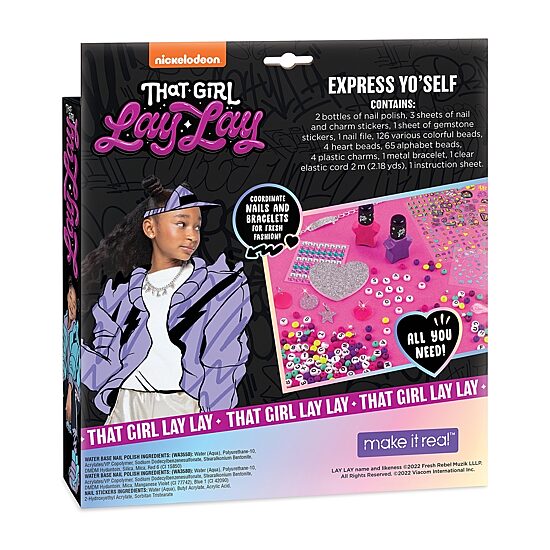 That Girl Lay Lay Express Yo 'Self  Diy Nail Art & Bracelets Kit