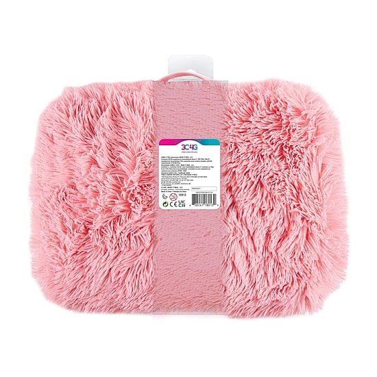 Three Cheers For Girls Pink & Gold Deluxe Fur Kids Lap Desk