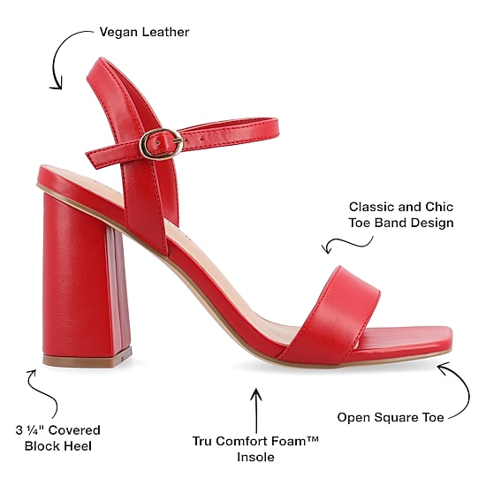 Journee Collection Womens Tivona Heeled Sandals
