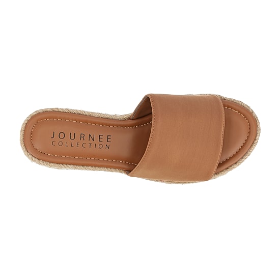 Journee Collection Womens Rosey Slide Sandals