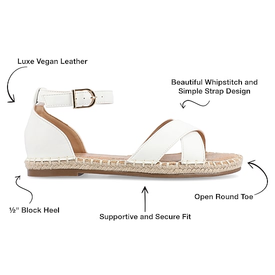 Journee Collection Womens Lyddia Strap Sandals