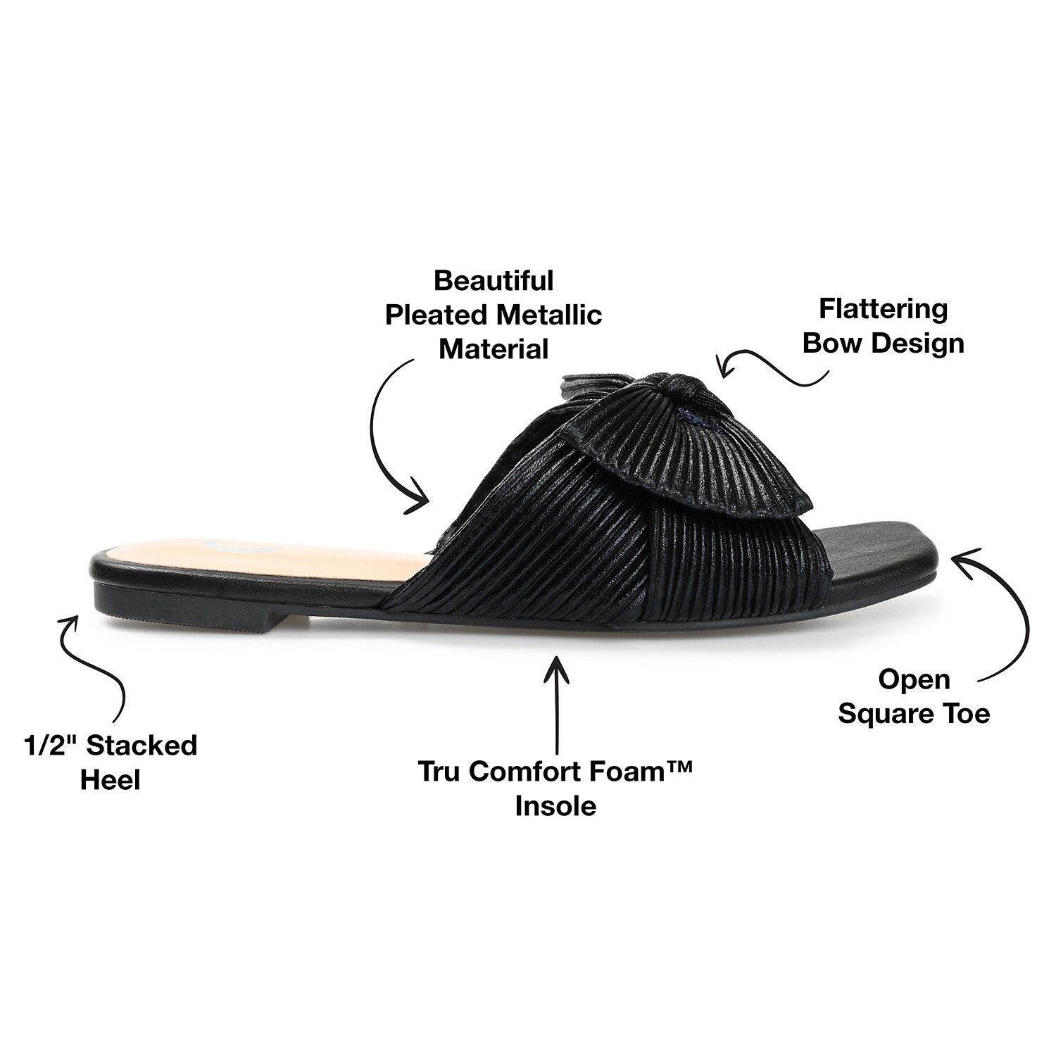 Journee Collection Womens Serlina Slide Sandals