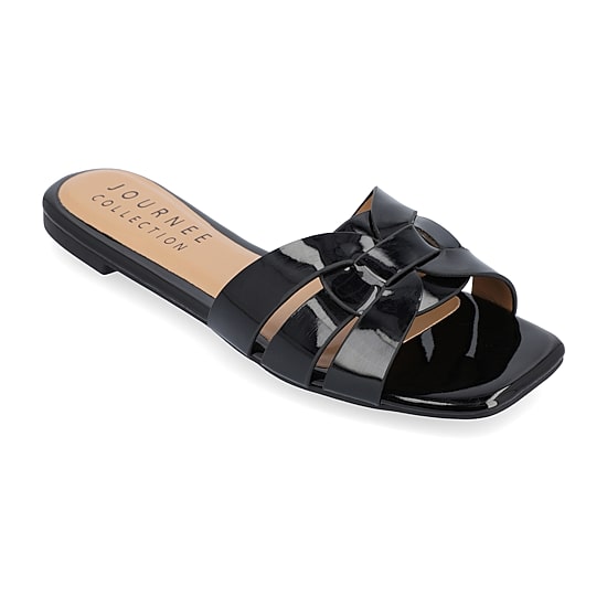 Journee Collection Womens Arrina Flat Sandals