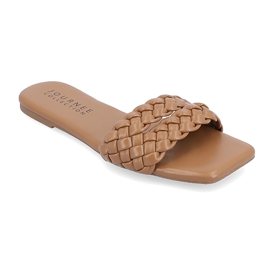 Journee Collection Womens Sawyerr Slide Sandals