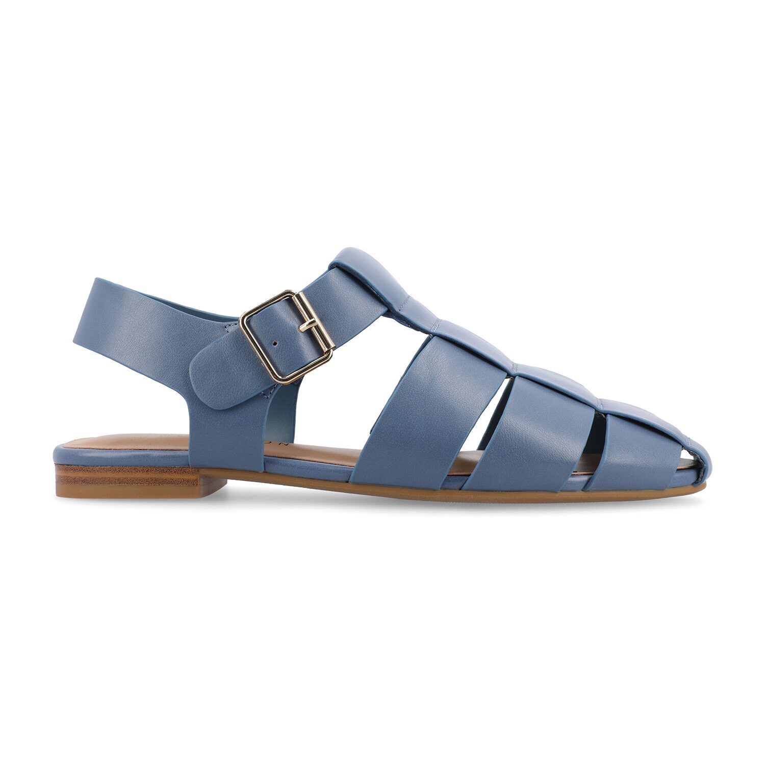 Journee Collection Womens Cailinna Ankle Strap Flat Sandals