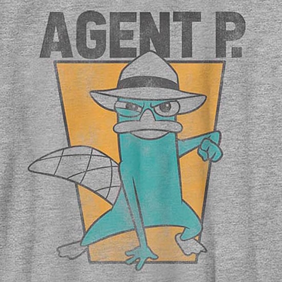 Little & Big Kid Boys Crew Neck Short Sleeve Slim Fit Phineas and Ferb Graphic T-Shirt