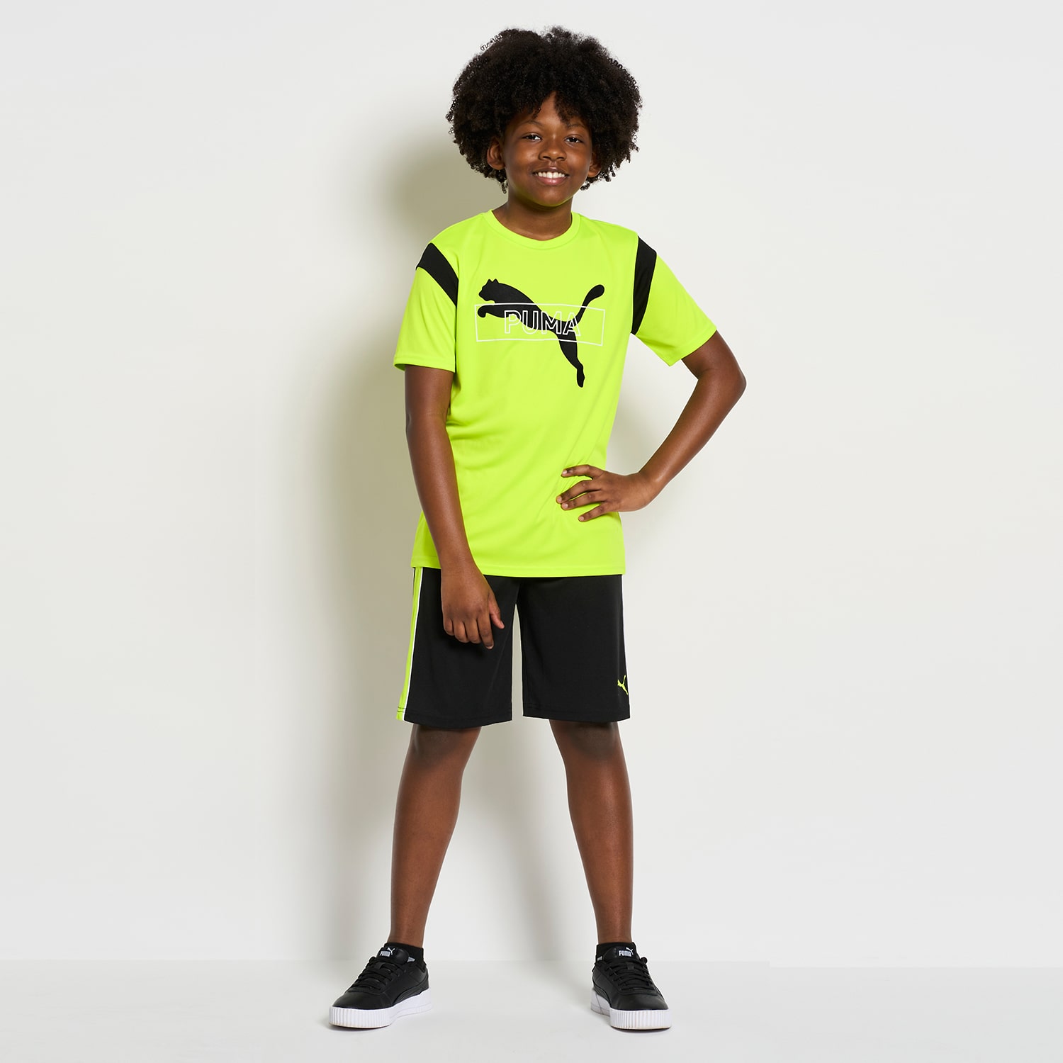 PUMA Little Boys Woven 2-pc. Short Set