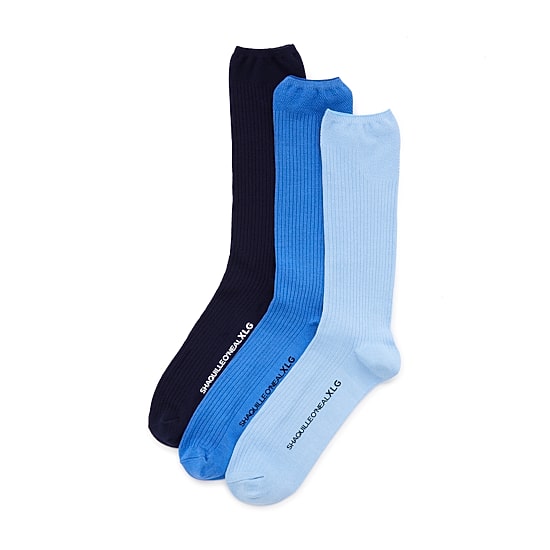 Shaquille O'Neal XLG™ Lux Rib Mens 3 Pair Big and Tall Crew Socks