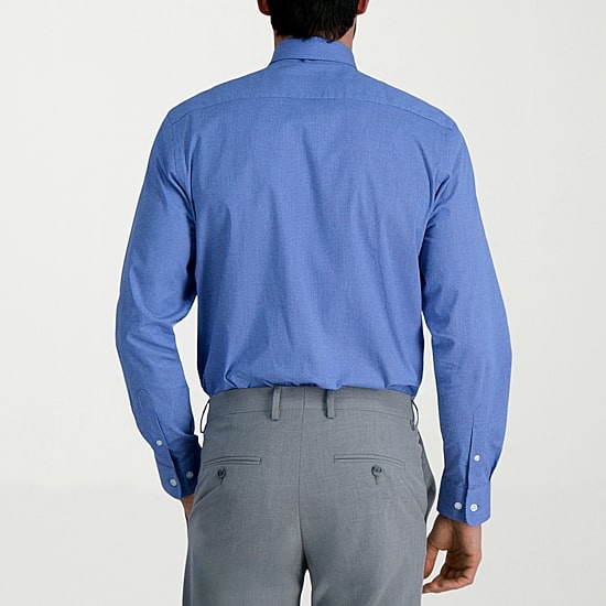 Haggar Premium Comfort Mens Classic Fit Easy Care Long Sleeve Dress Shirt