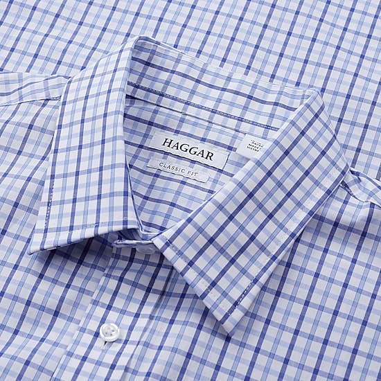 Haggar Premium Comfort Mens Classic Fit Easy Care Long Sleeve Dress Shirt